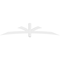 Ekena Millwork Davenport Architectural Grade PVC Gable Bracket, 96"W x 20"H x 2"D x 4"F, 5/12 Pitch GBP096X20X0204DAV00 - alternate 3